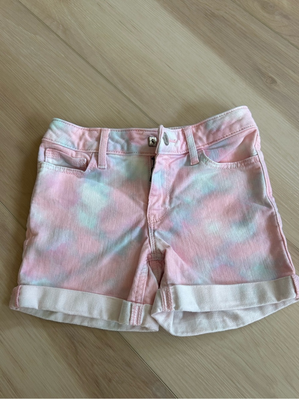 Girls Gap tie dye pink shorts - size 7